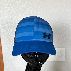 Under Armour Vibrant Blue Striped Hat